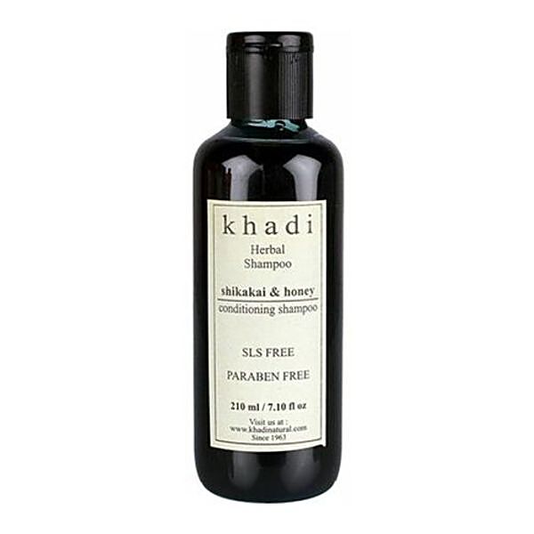 Khadi Natural Herbal Shikakai and Honey Conditioning Conditioner for all  Hair Types SLS and Paraben Free (210 ml)