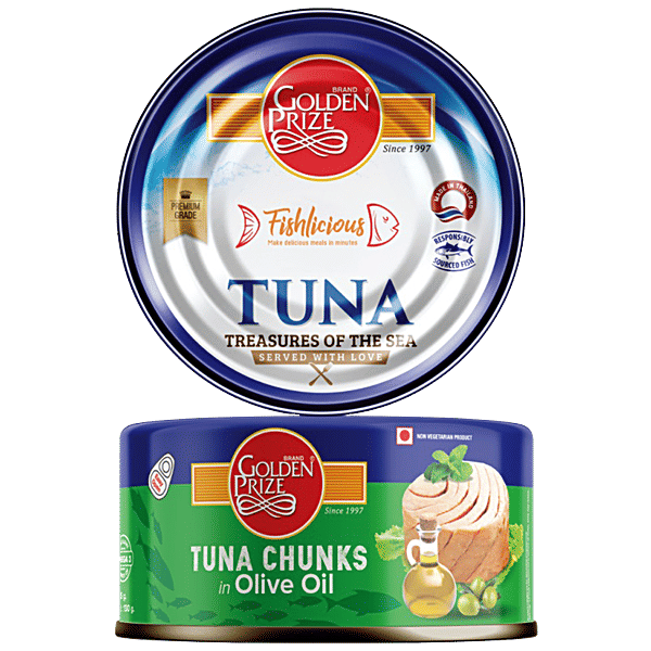 Buy Golden Prize Canned Skipjack Light Meat Tuna Chunk In Olive Oil 185