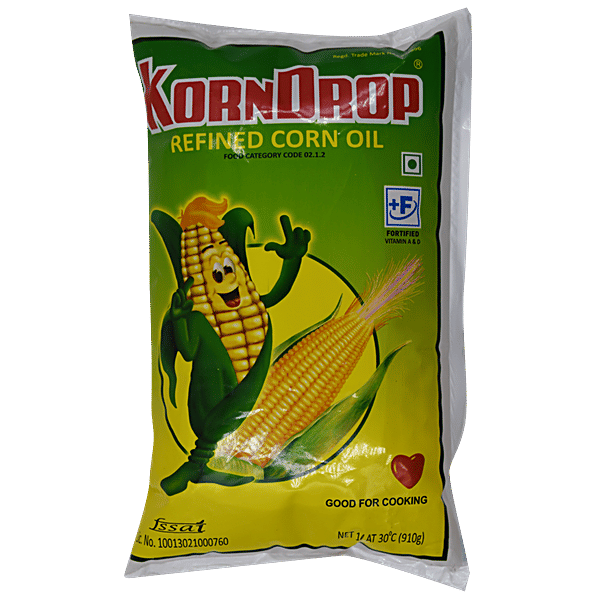 Buy Korndrop Refined Corn Oil 1 Ltr Online at the Best Price of Rs null
