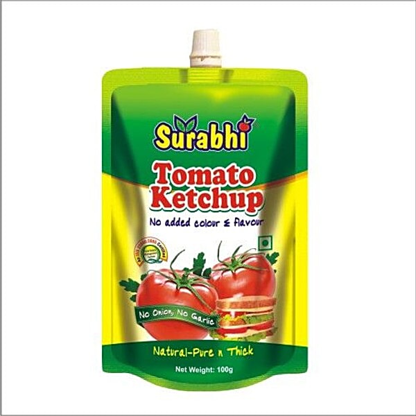 Buy Surabhi Tomato Ketchup (No Onion No Garlic) Spout Online at Best