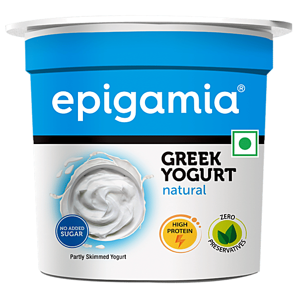 Buy Epigamia Greek Yogurt Natural 90 Gm Online At Best Price of Rs 60
