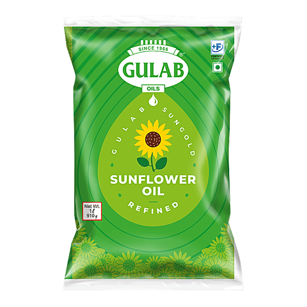 Buy Gulab Refined Sunflower Oil 1 Ltr Online at the Best Price of Rs