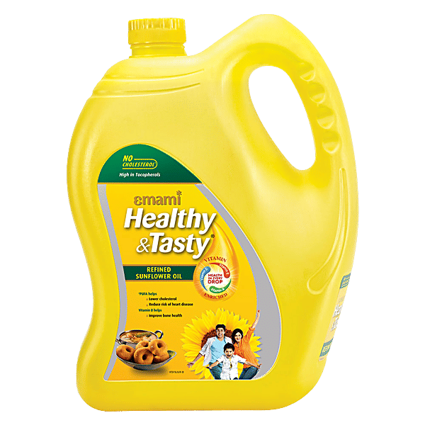 Buy Emami Healthy & Tasty Refined Sunflower Oil Online at Best Price