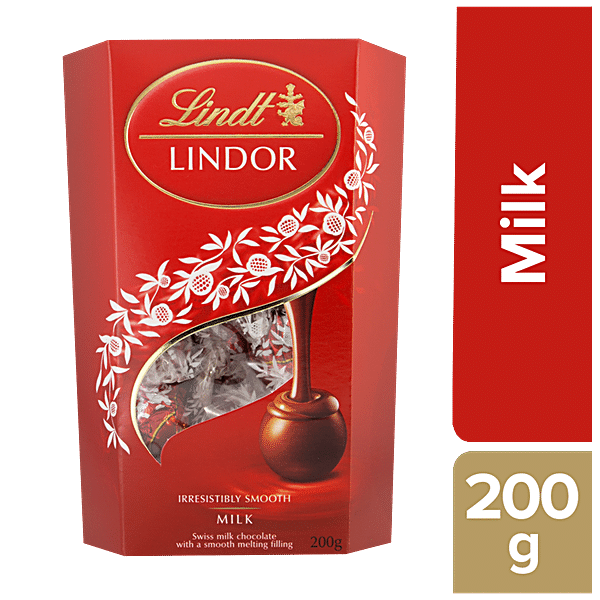 Lindt Lindor Milk Chocolate Salted Caramel Chocolate Gift Box, 200 G
