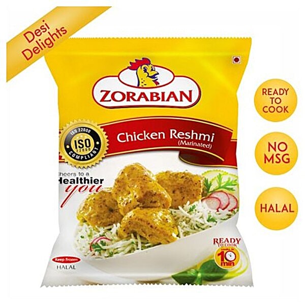 Buy Zorabian Chicken Reshmi Marinated 250 Gm Online at the Best Price of Rs 200 bigbasket