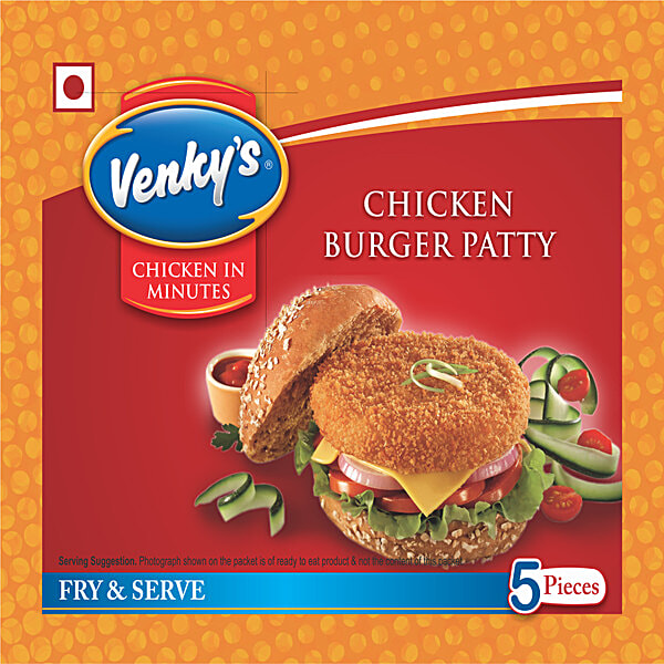 Buy Venkys Chicken Burger Patty 250Gm Online at the Best Price of Rs