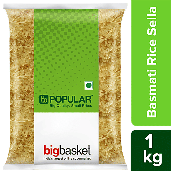 Buy Bb Popular Basmati Rice Sella 1 Kg Online at the Best Price of Rs null bigbasket