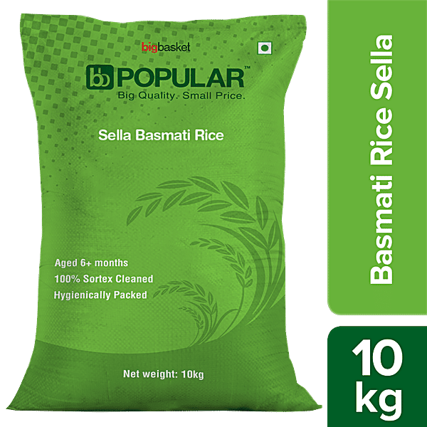 Buy Bb Popular Basmati Rice Sella 10 Kg Online at the Best Price of Rs null bigbasket