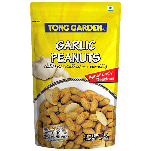 Buy Tong Garden Peanuts Garlic 65 Gm Online at the Best Price of Rs 75 bigbasket