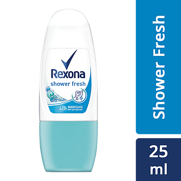 Buy Rexona Shower Fresh Underarm Roll On Deodorant For Women 50 ml Online  at Best Prices in India - JioMart.