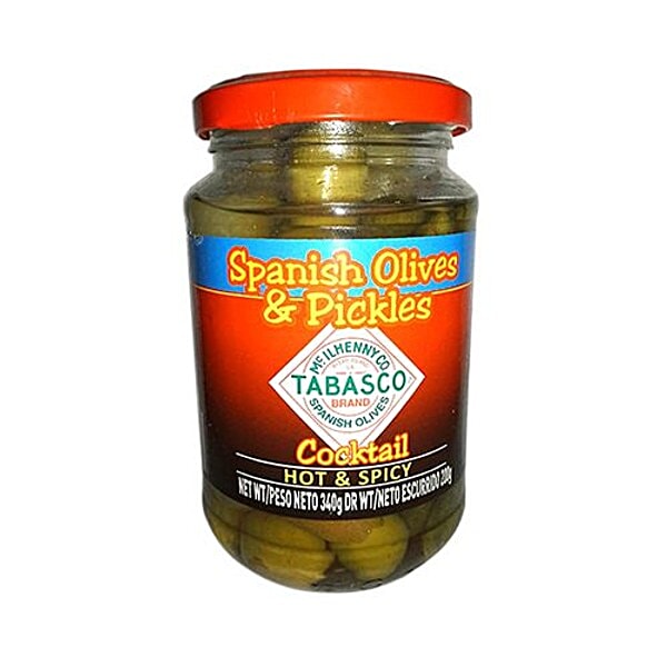 Buy Tabasco Spanish Olives Pickles Cocktail 340 Gm Online at the Best