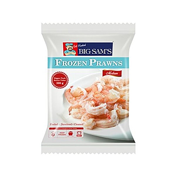 Buy Big Sams's Frozen Prawns Medium Online at Best Price of Rs 259.6