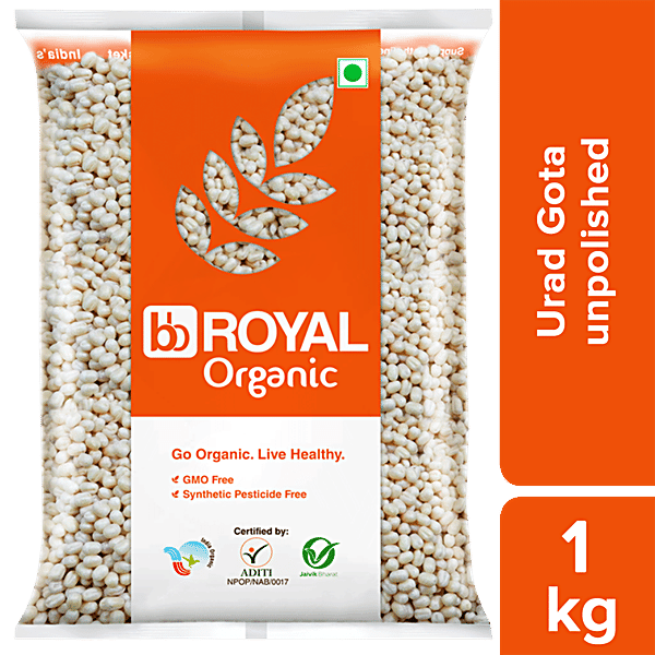 Buy Bb Royal Organic Urad Whole Gota 1 Kg Online At Best Price of Rs