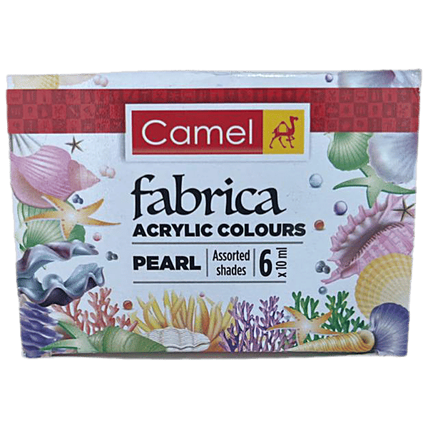 Buy Camel Fabrica Acrylic Pearl Colours 6 Shades Online at Best Price