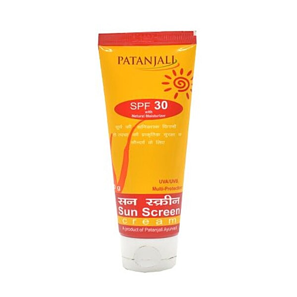 Buy Patanjali Sun Screen Cream Spf30 50 Gm Online At Best Price of Rs