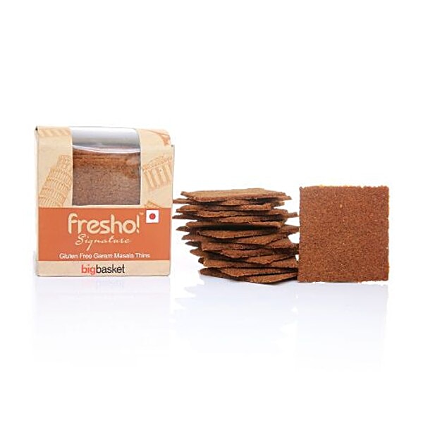 Buy Fresho Signature Thin Cookie Garam Masala Gluten Free 100 Gm Online