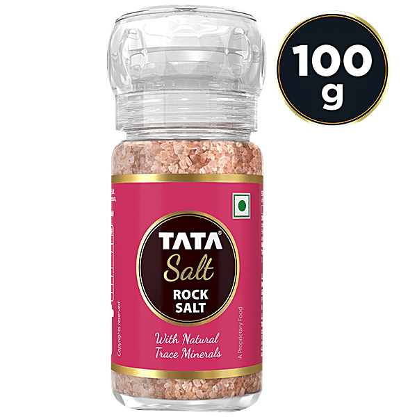 Buy Tata Salt Rock Salt Crusher Pink 100 gm Online at Best Price. of