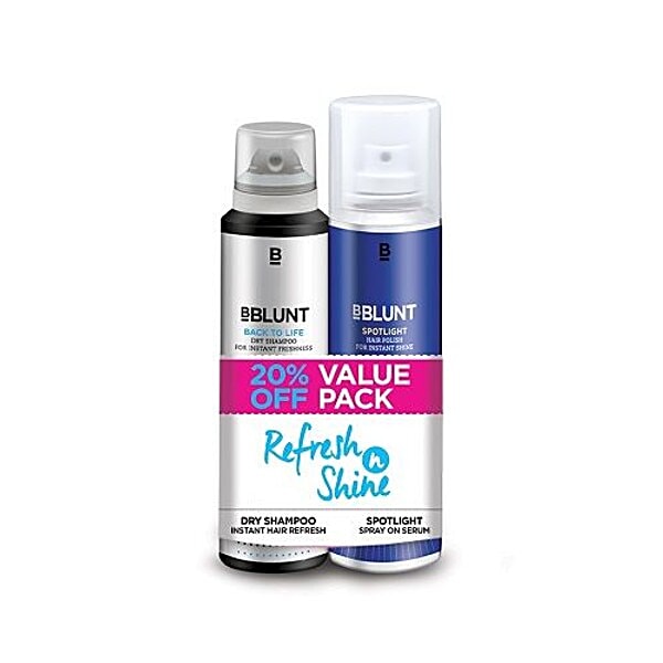 Buy Bblunt Refresh n Shine Combi Pack Back To Life Dry Shampoo