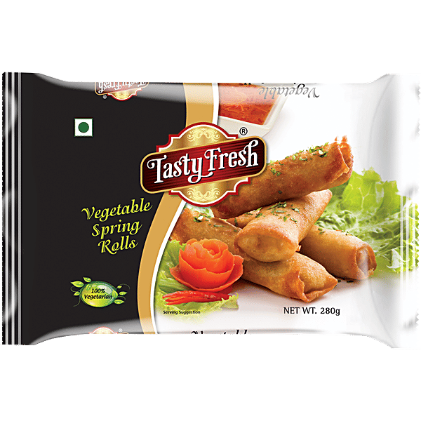 Buy Tasty Fresh Frozen Veg Spring Roll 280 gm Online at Best Price. of Rs 168 bigbasket