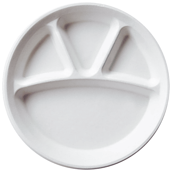 Buy Ecoware Disposable 12 By 4 Compartment Plate Online at Best Price