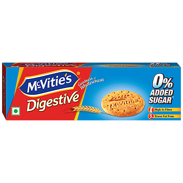Buy McVitie's Digestive High Fibre Biscuits Zero Added Sugar For