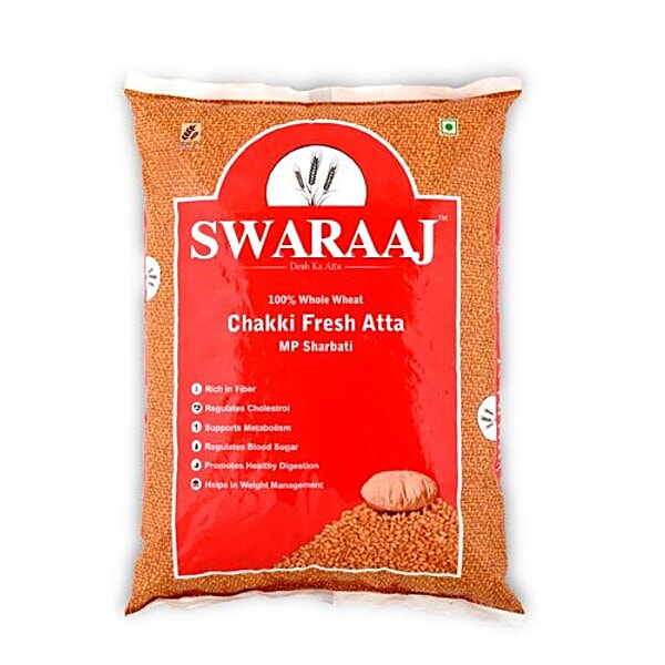 Buy Swaraaj MP Sharbati Chakki Atta Online at Best Price of Rs null