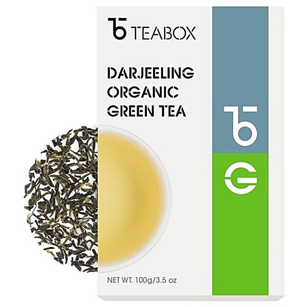 Buy Teabox Organic Green Tea Darjeeling Usda Certified 100 Gm Online At Best Price of Rs 349