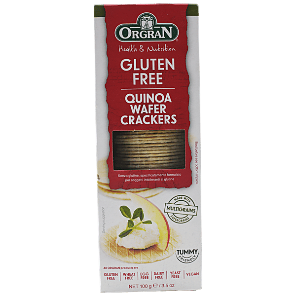 Buy Orgran Quinoa Wafer Crackers Online at Best Price of Rs 489 bigbasket