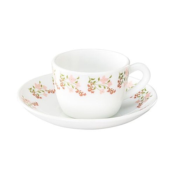 Buy Larah by Borosil Cup & Saucer Set Terra Online at Best Price of