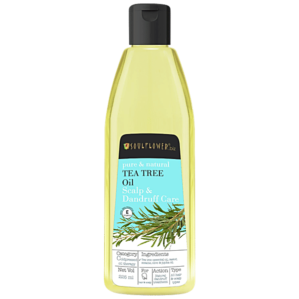 Buy Soulflower Tea Tree Oil Scalp And Anti Dandruff Oil With Castor Oil