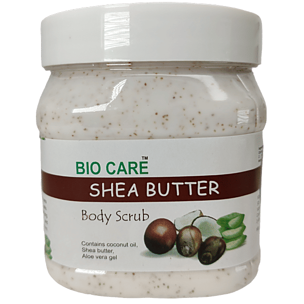 Buy Biocare Body Scrub Contains Coconut Oil, Shea Butter & Aloe Vera