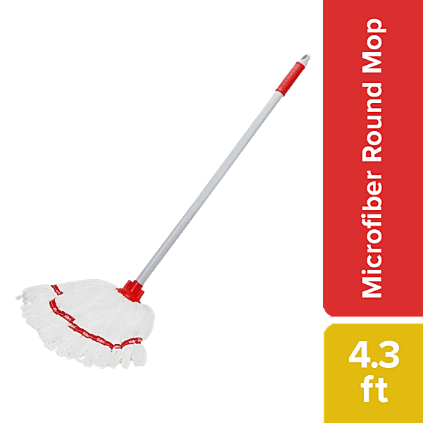 Buy Liao Wet Mop Floor Cotton With Steel Stick 1 Pc Online At Best