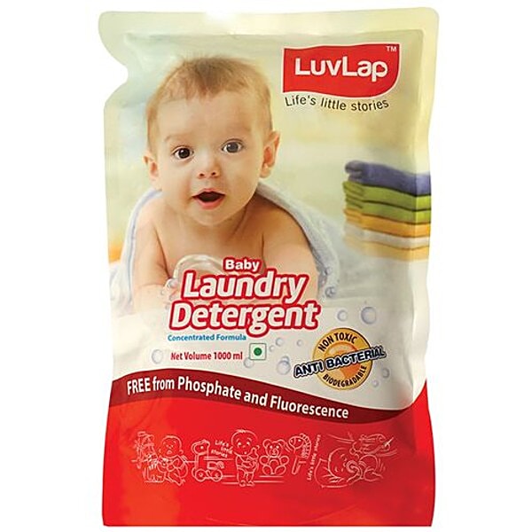 Buy Luvlap Baby Laundry Liquid Detergent Refill Pack 1 L Online At Best