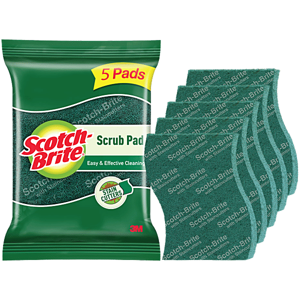 Buy Scotch brite Scrub Pad 25.48 gm (Pack of 5) Online at Best Price ...