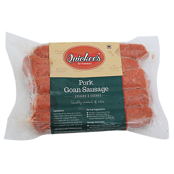 Buy Quickees Sausage Pork Goan 275 Gm Online At Best Price of Rs 240