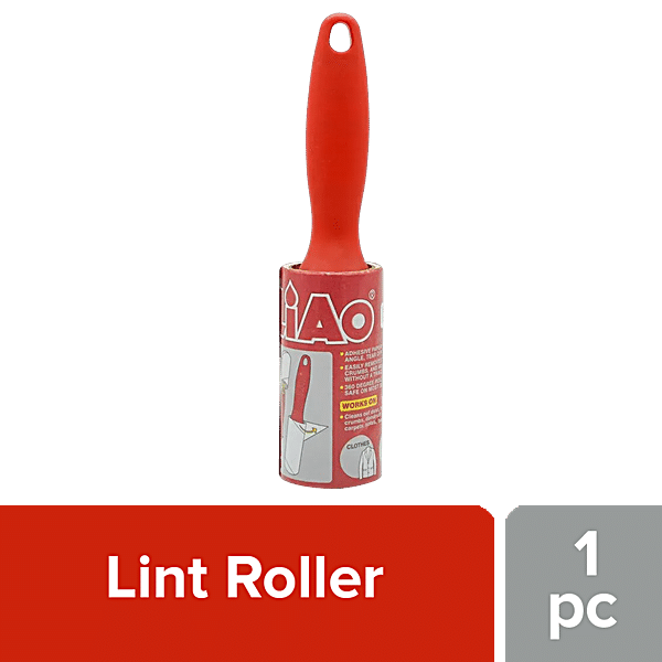 Buy Liao Lint Roller - Plastic Handle, Red, Used For Cleaning & Removing  Pet Hair From Cloth Surfaces, L130008 Online at Best Price of Rs 89 -  bigbasket