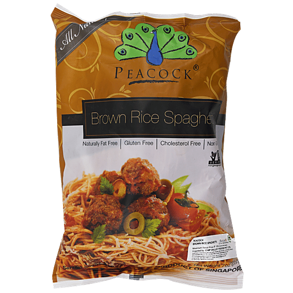 Buy PEACOCK Rice Spaghetti Brown Rice Online at Best Price of Rs 225