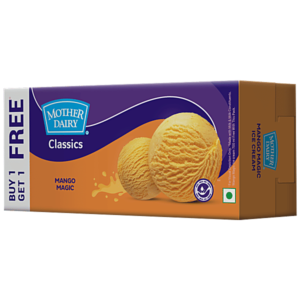 Buy Mother Dairy Ice Cream Mango Magic 700 Ml Online At Best Price of