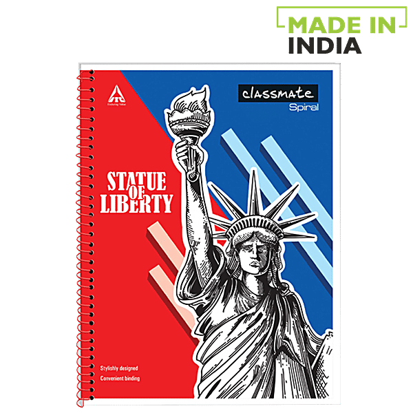 Buy Classmate Notebook King Size Ruled College Spiral 200 Pages Online