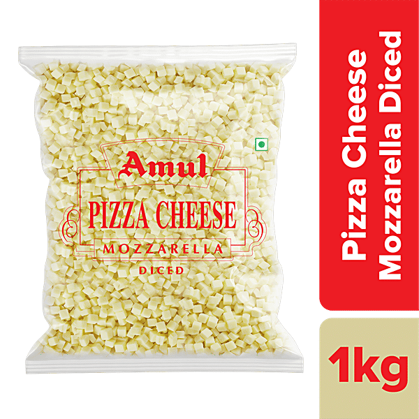 Buy Amul Cheese Mozzarella, Diced 1 kg Online at Best Price. of Rs