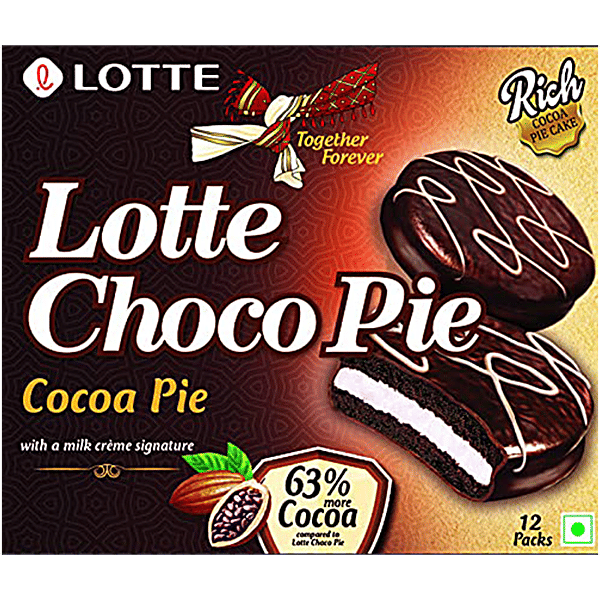 Buy Lotte Choco Pie With Rich Cocoa 336 Gm Online At Best Price of Rs