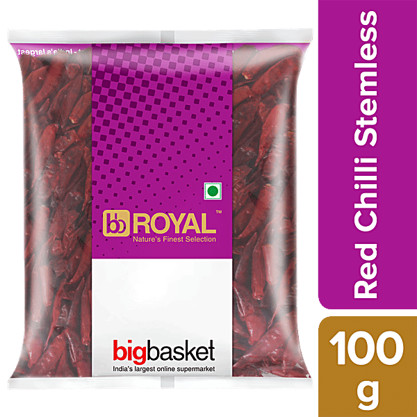 Buy Bb Royal Chilli Red Long Stemless 100 Gm Online At Best Price of Rs