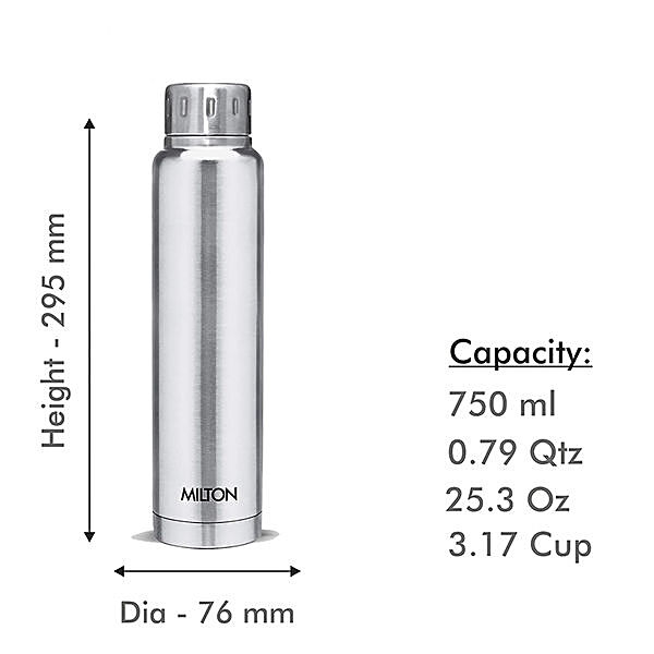 Silver 750 Ml Milton Thermosteel Flask