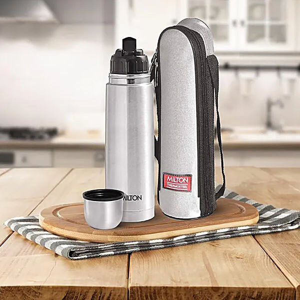 Buy Milton Flask - Hot Cold Thermosteel Flip, Silver Online at Best Price  of Rs 949 - bigbasket