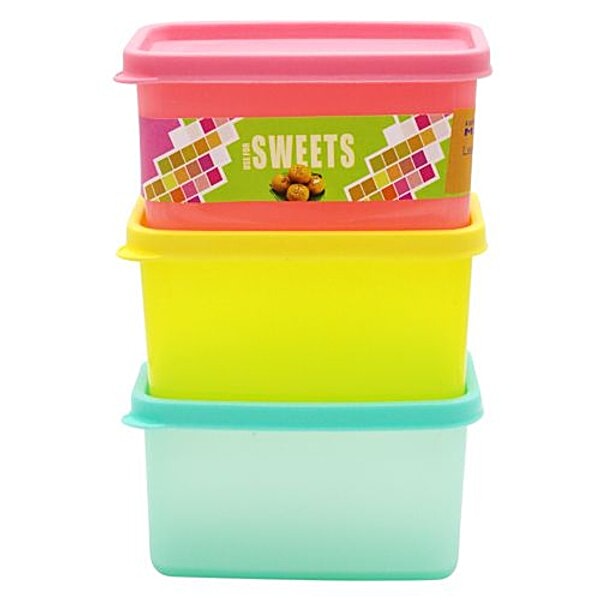 Buy Mastercook Containers Rectangle, Assorted Online at Best Price of