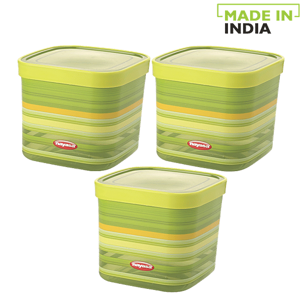 Buy Nayasa Deluxe Plastic Dry Fruits Container Fusion, Green Online