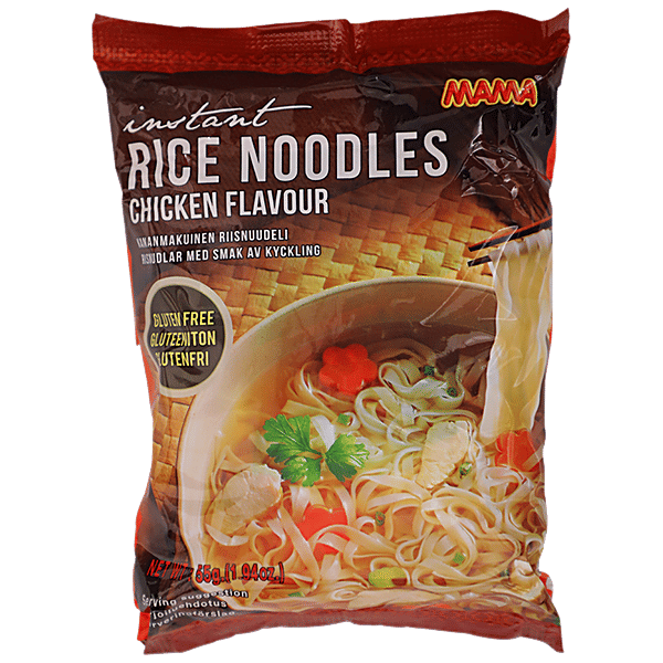 Buy MAMA Instant Rice Noodle Chicken Flavour, Gluten Free Online at Best Price of Rs 50