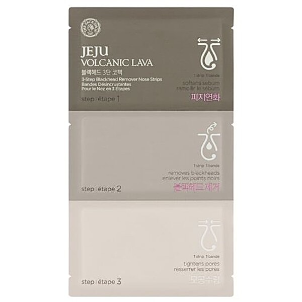 Buy The Face Shop Jeju Volcanic Lava 3Step Deep Cleansing Nose Strips