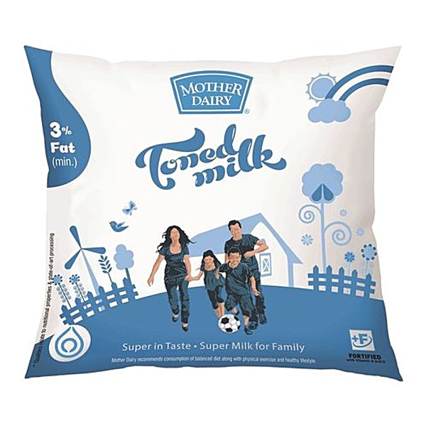 Buy Mother Dairy Toned Milk Online at Best Price of Rs 24 bigbasket