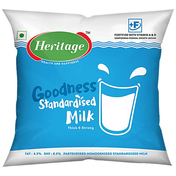 Buy Heritage Standardised Milk Online at Best Price of Rs null bigbasket